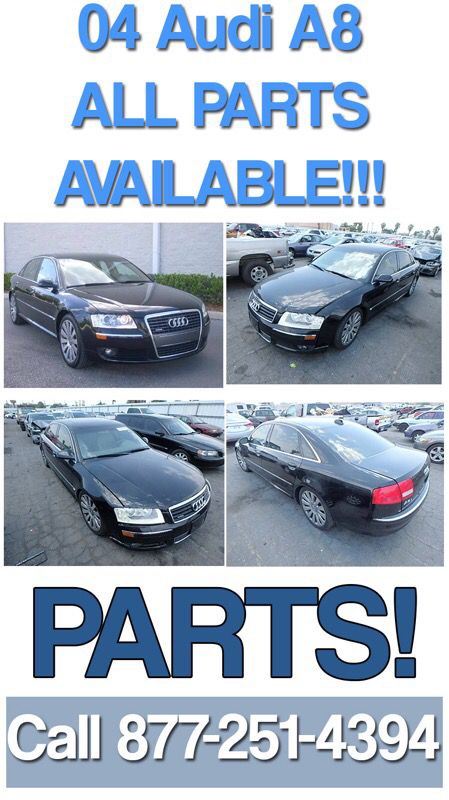 Audi A8 ALL PARTS AVAILABLE