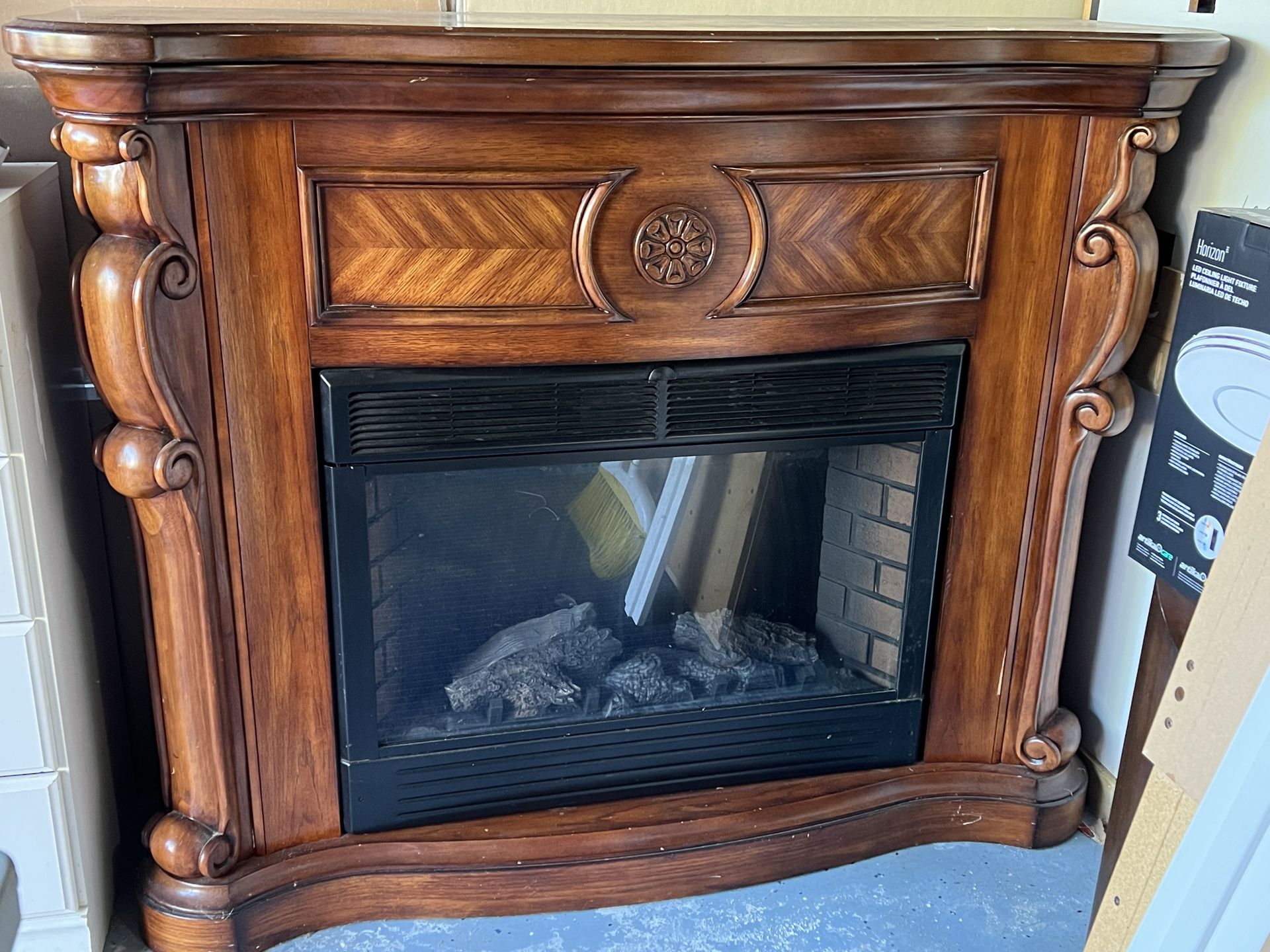Free Electric fireplace TV stand