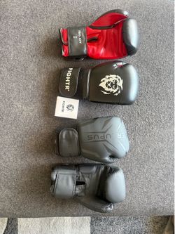Boxing Gloves - 14oz. - 2 sets + mouth guard