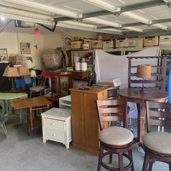 Furniture Sale Tables Chairs Dressers Bar Carts Stools Art