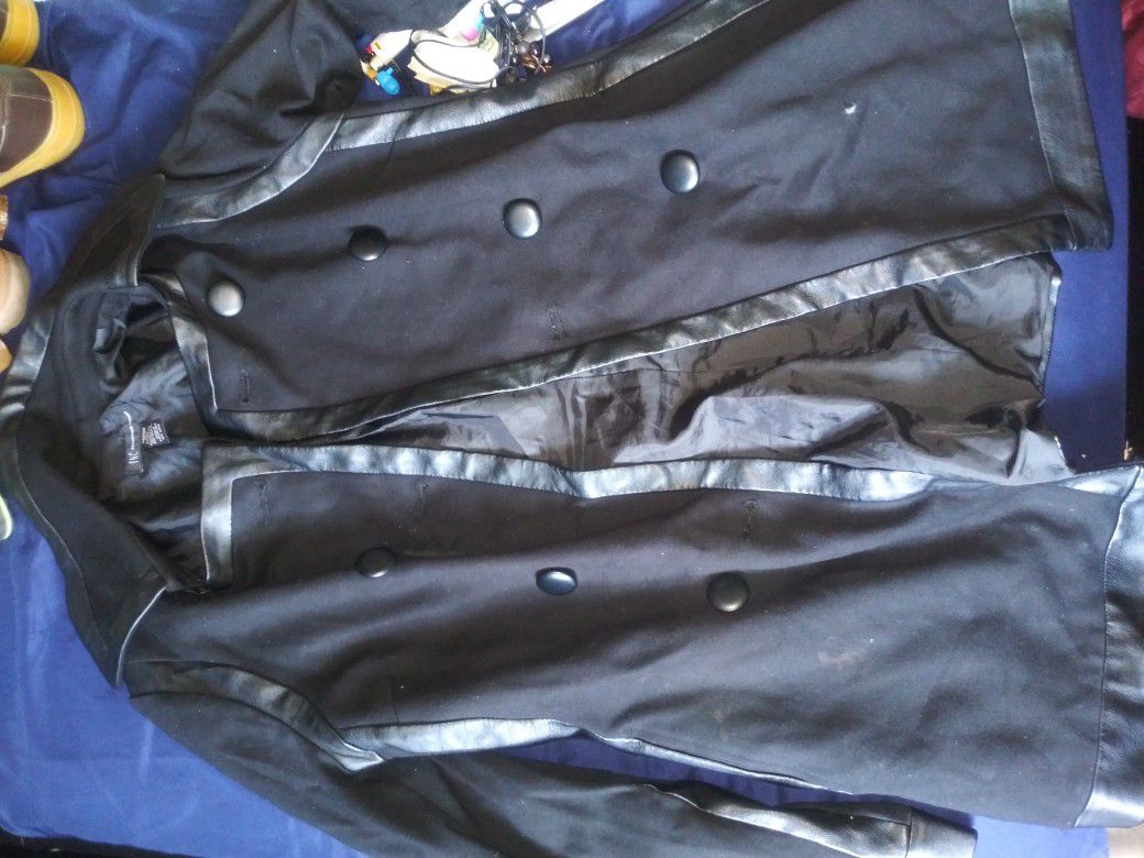 NYC company women leather jacket basically never worn