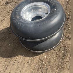 Front Sand Tires Like New ATV