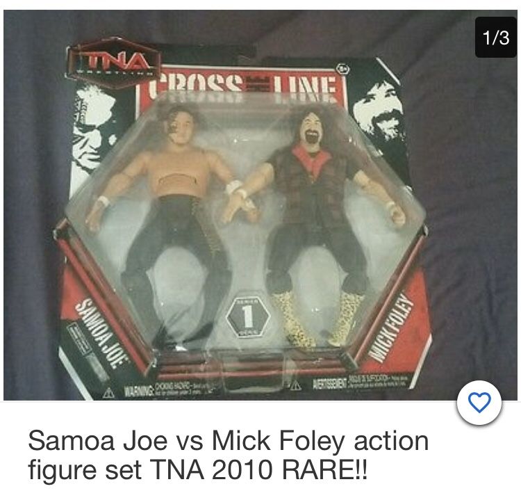 Samoa Joe vs Mick Foley Action Figure set