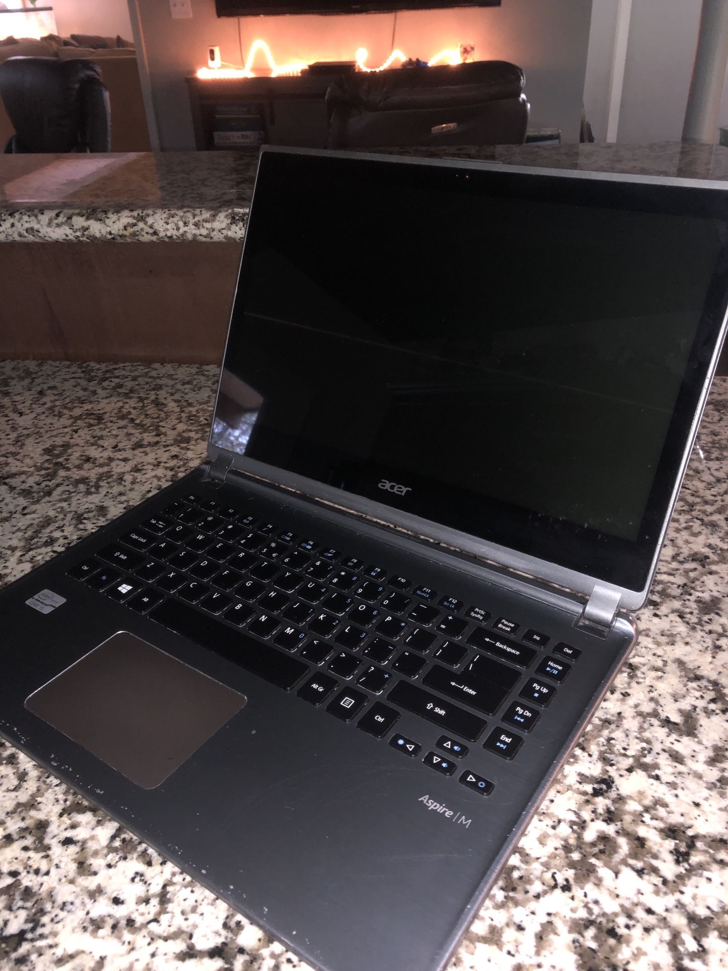 Acer Aspire Touch Screen Laptop.