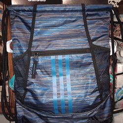 Adidas Backpack, drawstring Bag& Breaker.