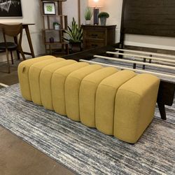 Harvest Yellow Accent Bench