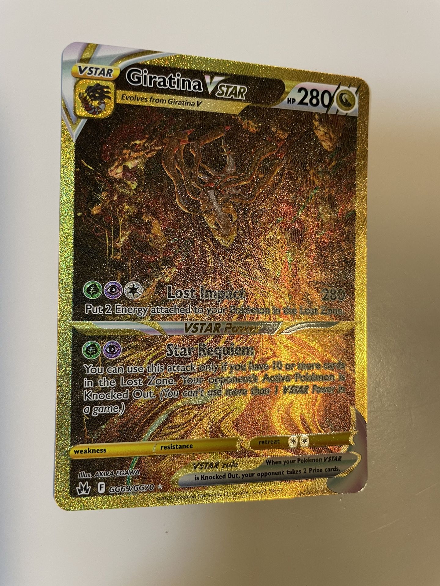 Regigigas VSTAR - GG55/GG70 - Pokemon Crown Zenith Galarian Gallery Card NM  for Sale in Hialeah, FL - OfferUp