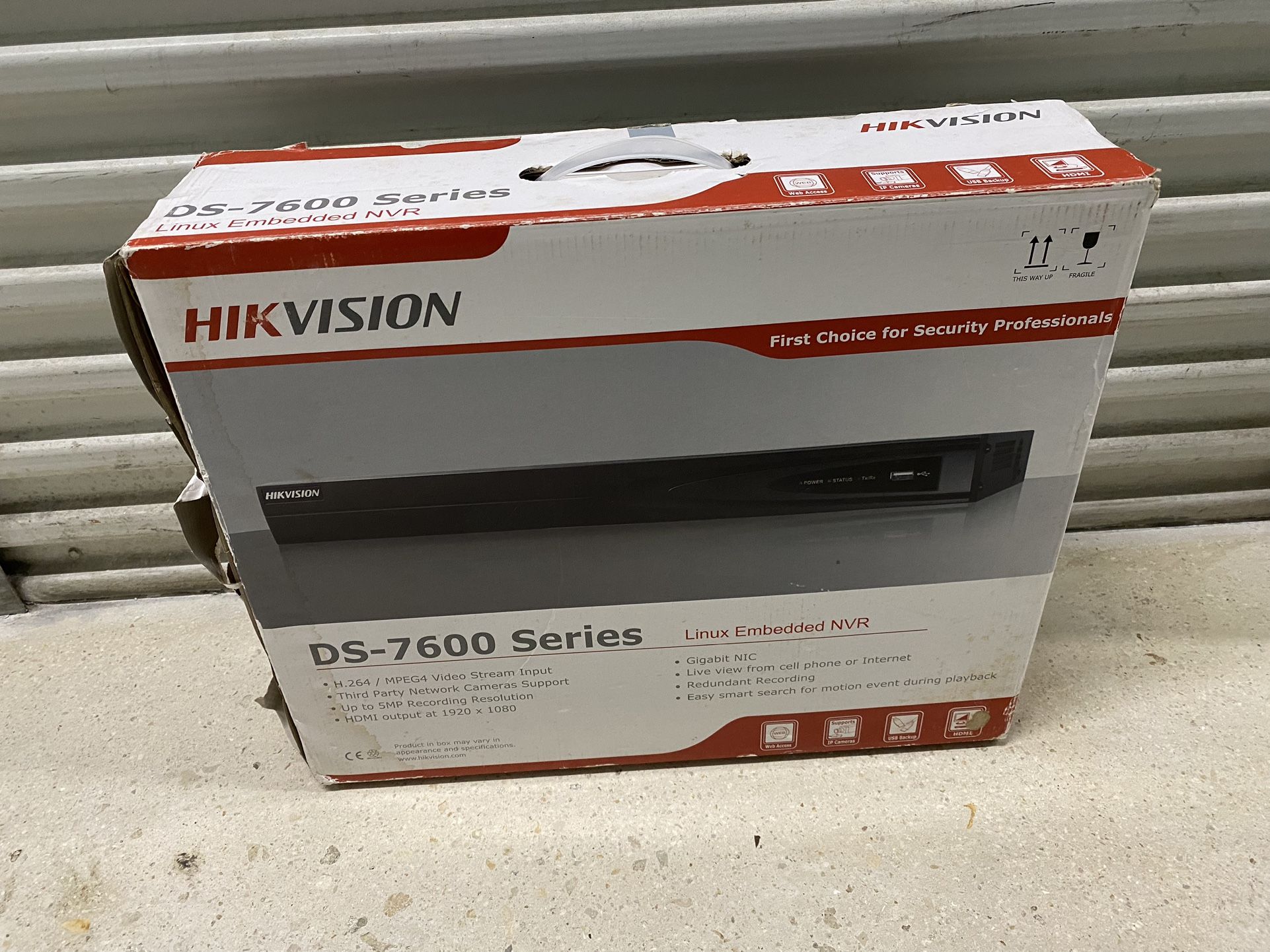 The HIKVision DS 7600 Series Linux Embedded NVR is a high quality