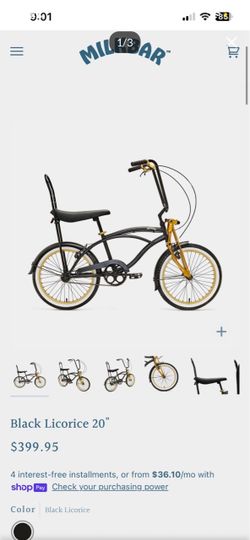 MilkBar Black Licorice 20 Bike