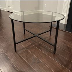 IKEA Glass Top Coffee Table 