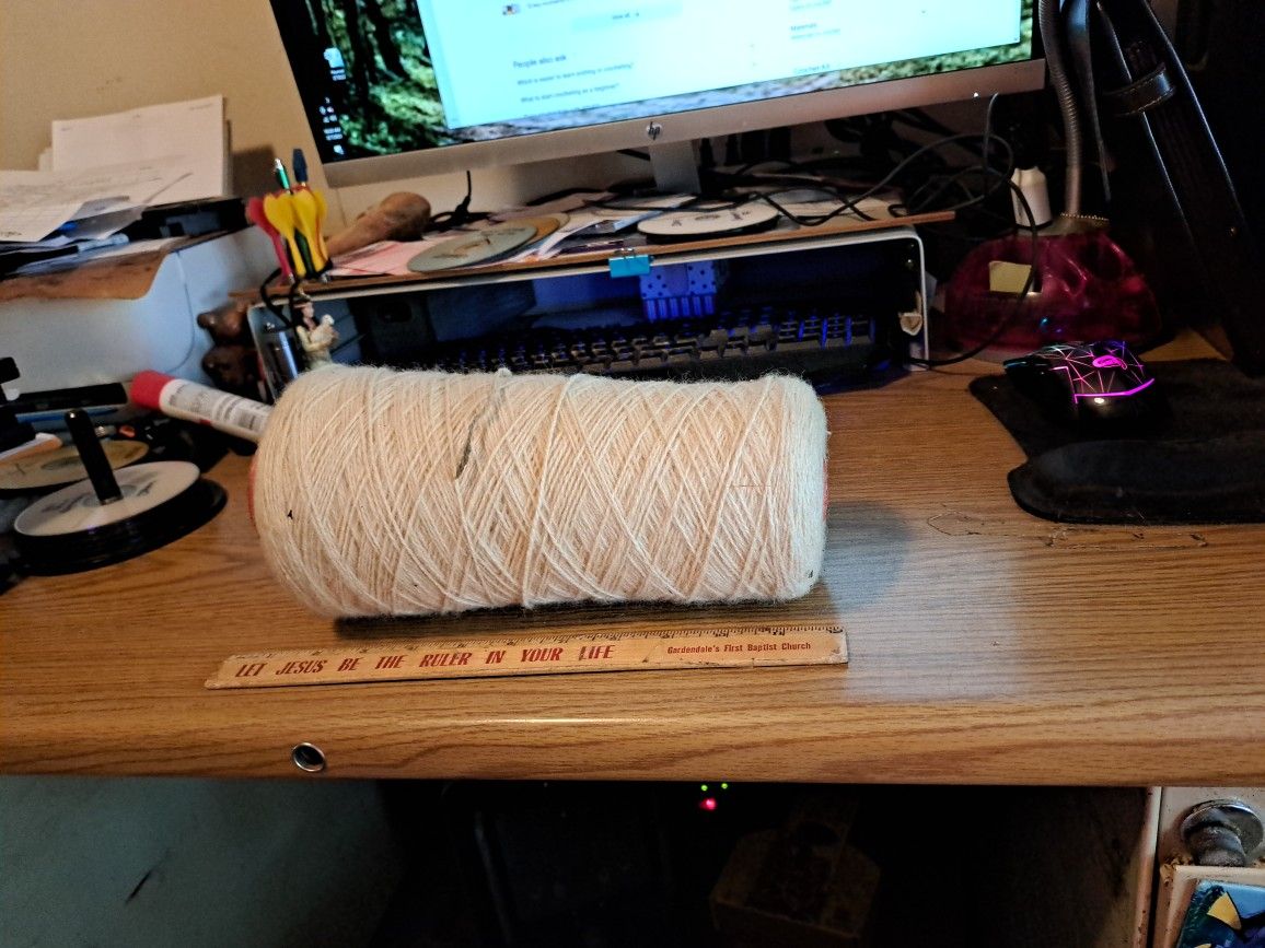 Knitting Or Crocheting Warn.