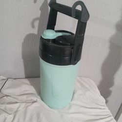 Igloo 1/2 Gallon Sport Hook Water Jug Beverage Cooler Aqua And Black
