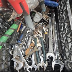 Large Tool Lot – Wrenches, Sockets, Pliers, Hammers & More