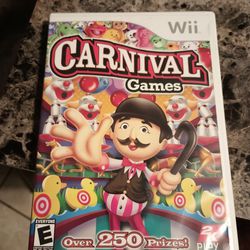 Carnival Games (Nintendo Wii, 2007) Complete In Box