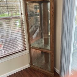 Corner Curio Cabinet (Triangular