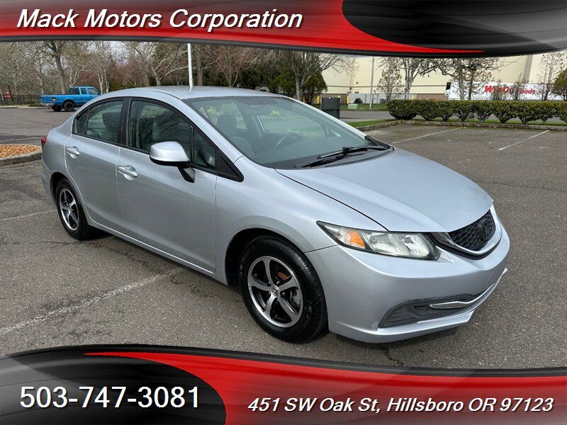 2013 Honda Civic LX 60K Low Miles Automatic 39-mpg
