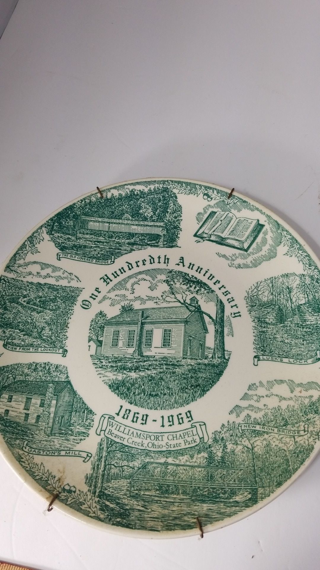 Beaver Creek Ohio State Park Plate 100 years