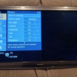 42" Panasonic Viera TV W/ Wall Mount