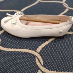 Hush Puppies Joise White Ballet Shoes