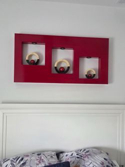 Wood Frame decor with lights