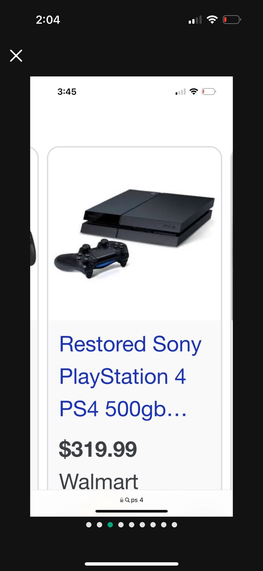 LOW PRICE MOVING- PS4 GAME CONSOLE + 2 GAMES