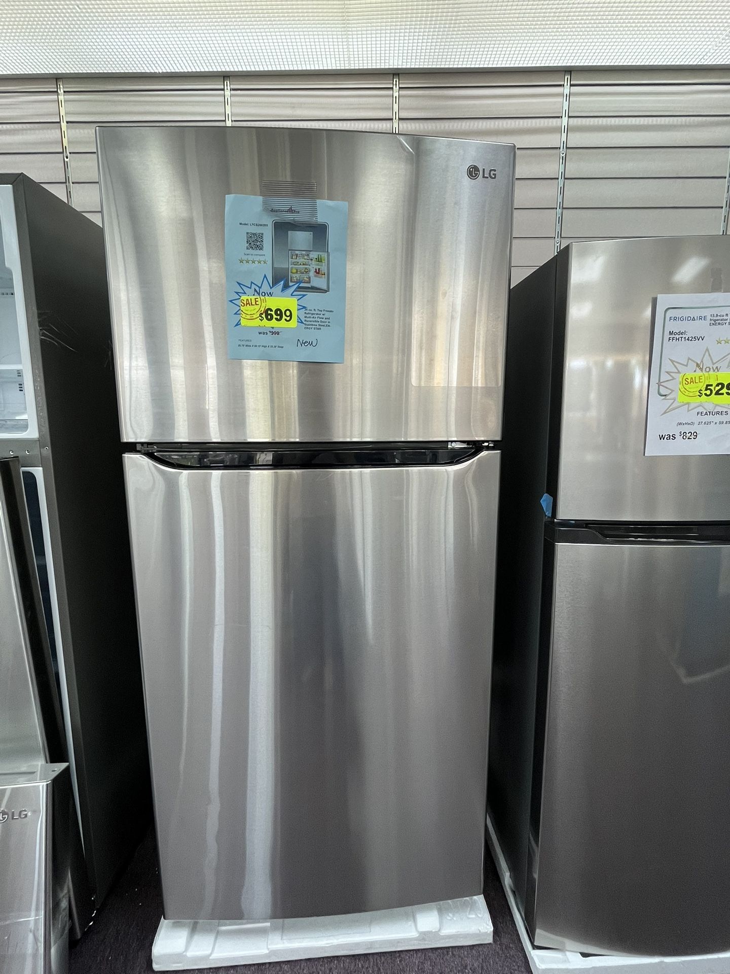 Memorial Day Sales! Extra 10% Off Brand New Refrigerator LG 30’ Top Freezer With Manufacturer Warranty