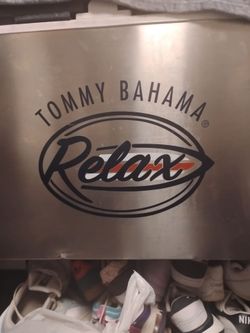 Tommy Bahama rolling cooler