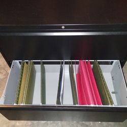 File Cabinet On Platform With CASTERS (locking wheels)