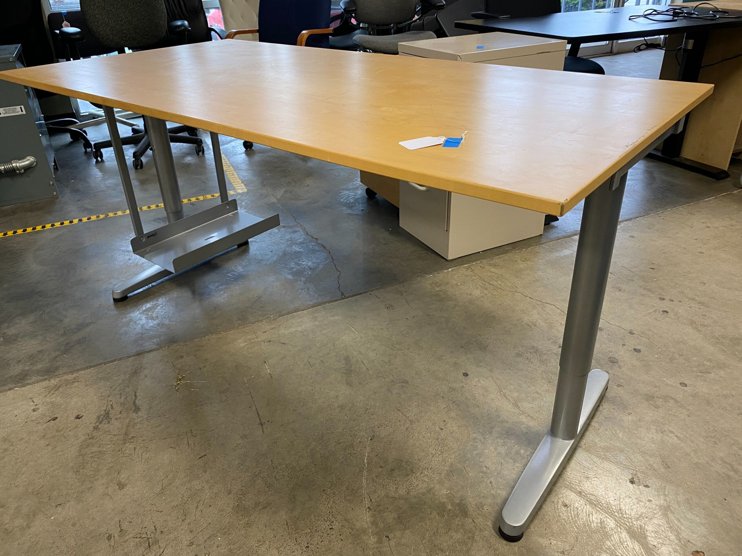 Industrial Metal Base Office Desk