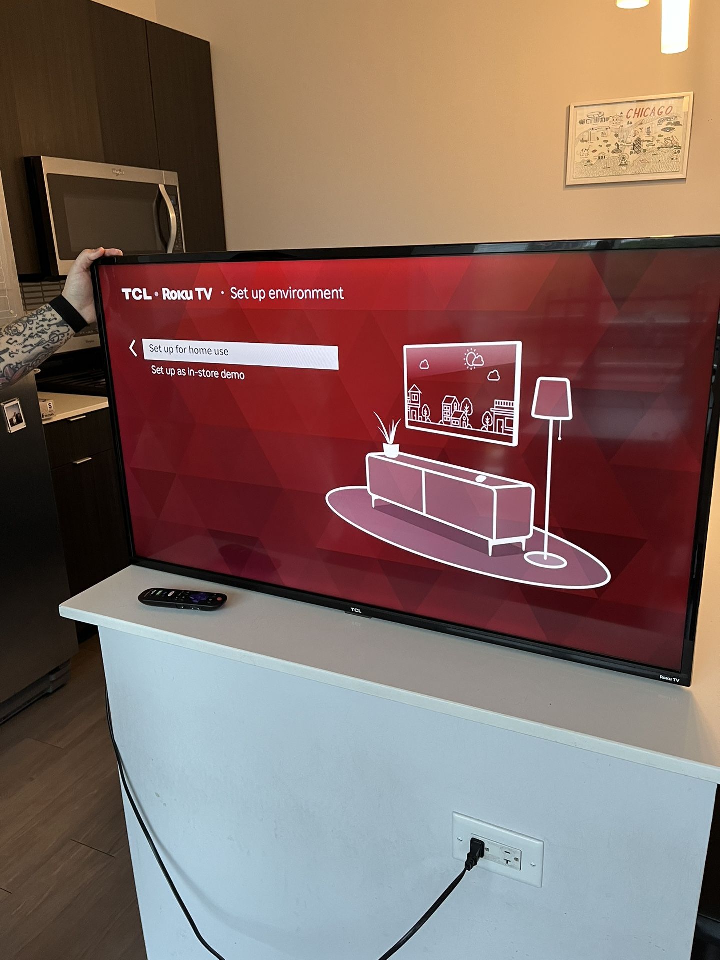 40 inch Smart Tv and Remote