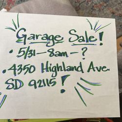 Garage Sale