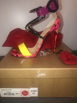New Louboutin stappy heels