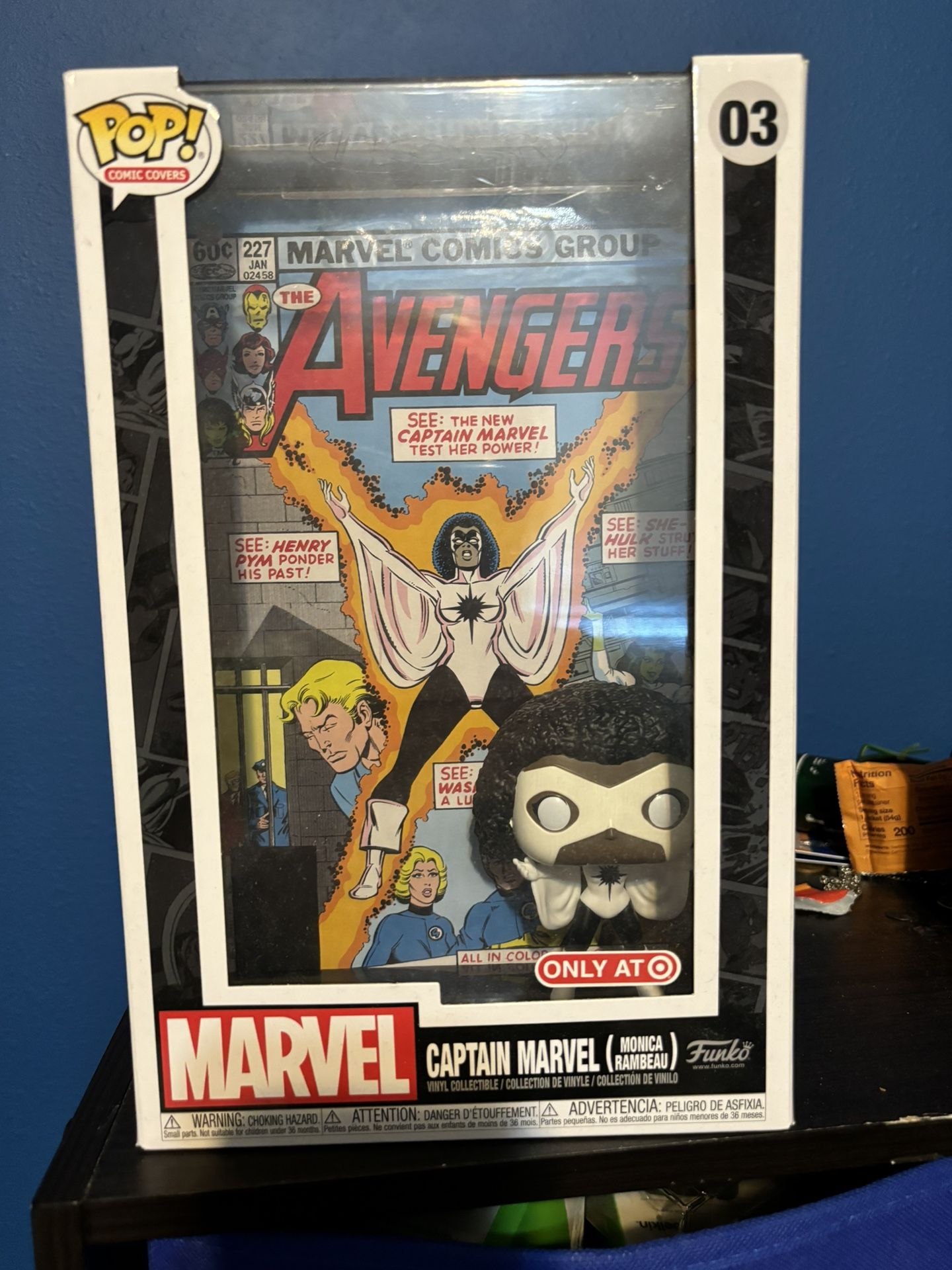 Funko Pop Comic Cover - Captain Marvel (Monica Rambeau)