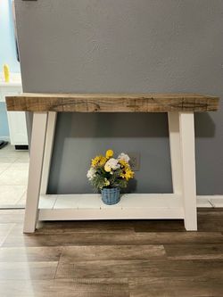 Handmade Farmhouse Console Table