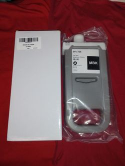 New Sealed PFI - 706 Matte Black Inkjet Cartridge - 700 ml - Canon comparable