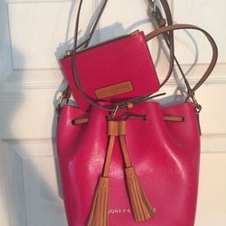 Dooney Bourke Hot Pink Wristlet Purse