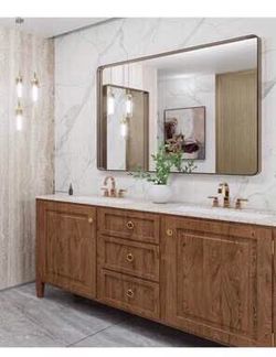 Beautiful Mirror Rectangular for Bathroom or Living Room