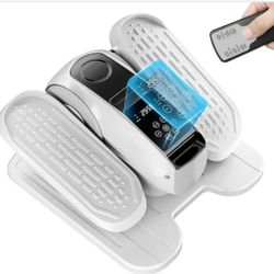 Under Desk Elliptical Exercise Machine, 12 Speeds Leg Exerciser While Sitting for Seniors, Electric Seatec Footpad