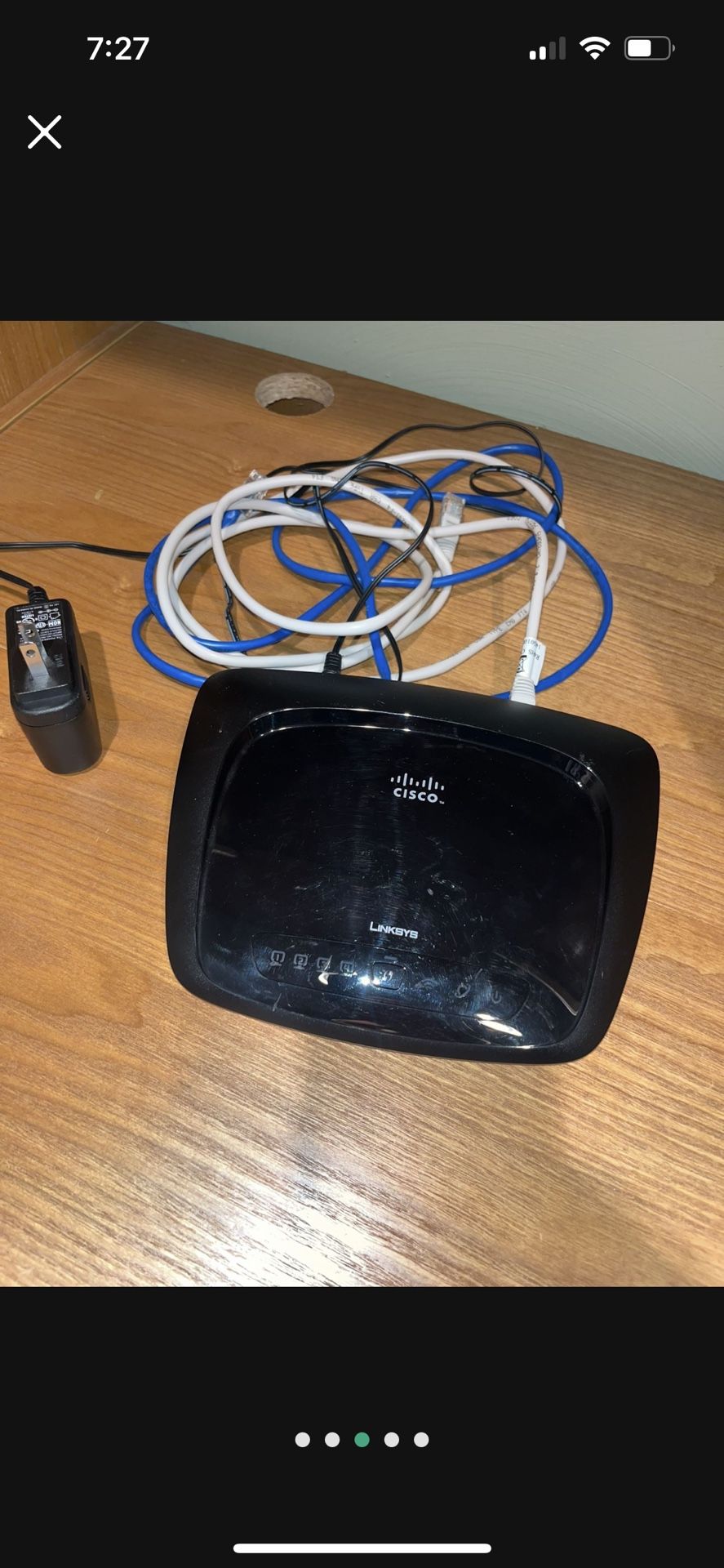 Cisco Router - WRT 120N 15.00 dollars
