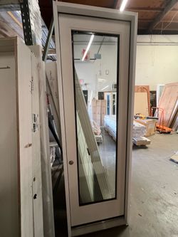 🚪 30x96 One-Lite Fiberglass Exterior Door – Prehung 🚪