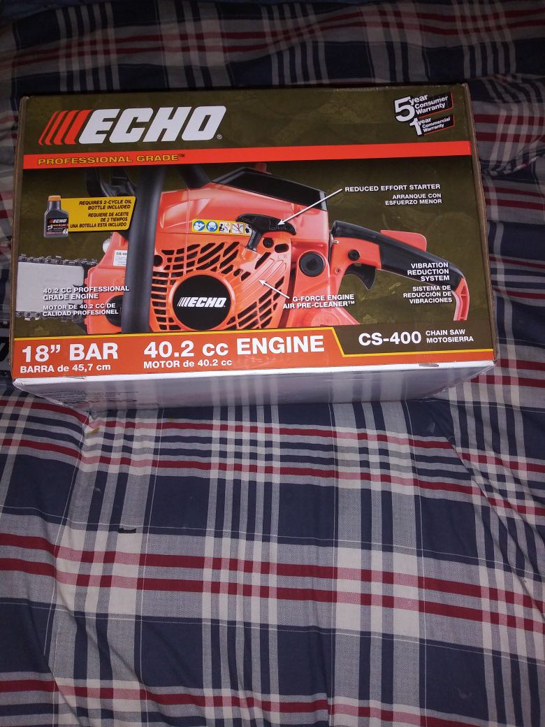 Echo 18inch chainsaw 40.2cc Engine Cs-400