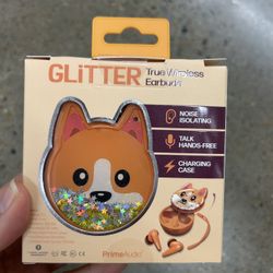 NWT glitter true wireless earbuds