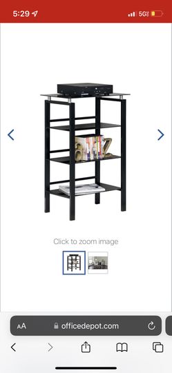 Black Glass Bookshelf.