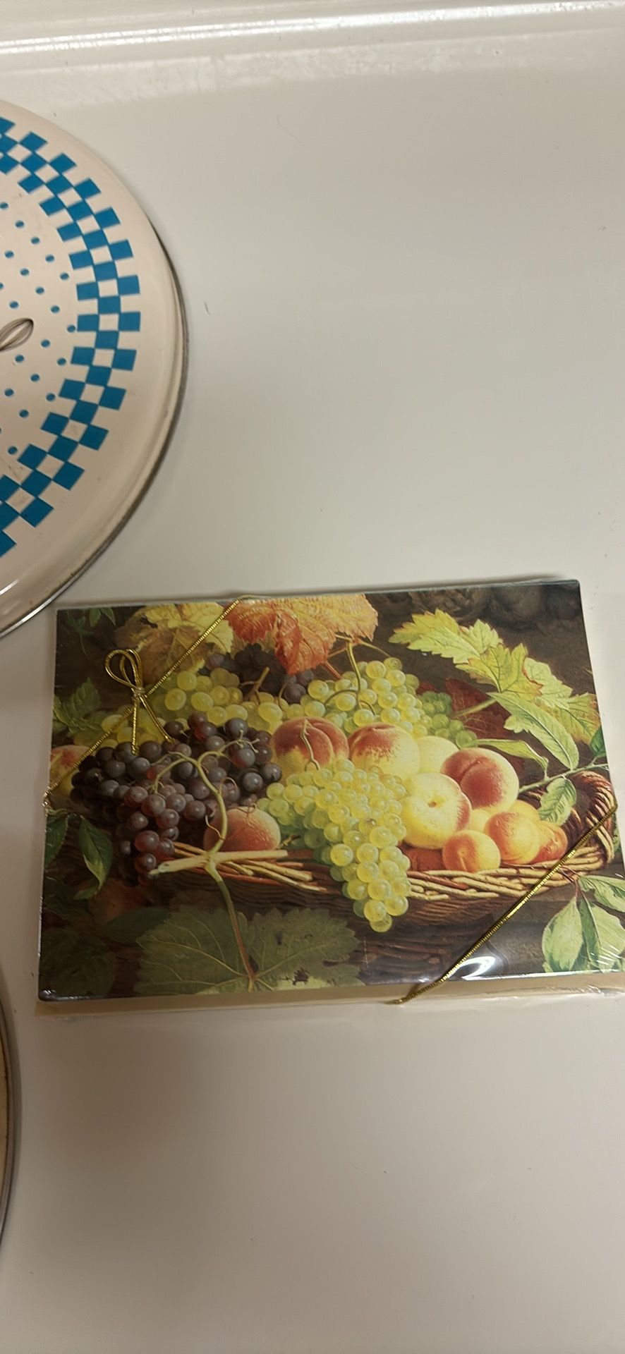 package of 12 fruit bowl note cards including envelopes Canning & Baked Goods Labels