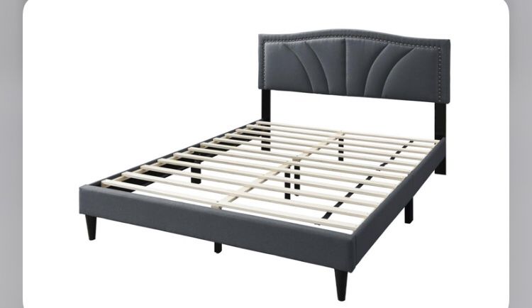 Queen Size Frame And Mattress