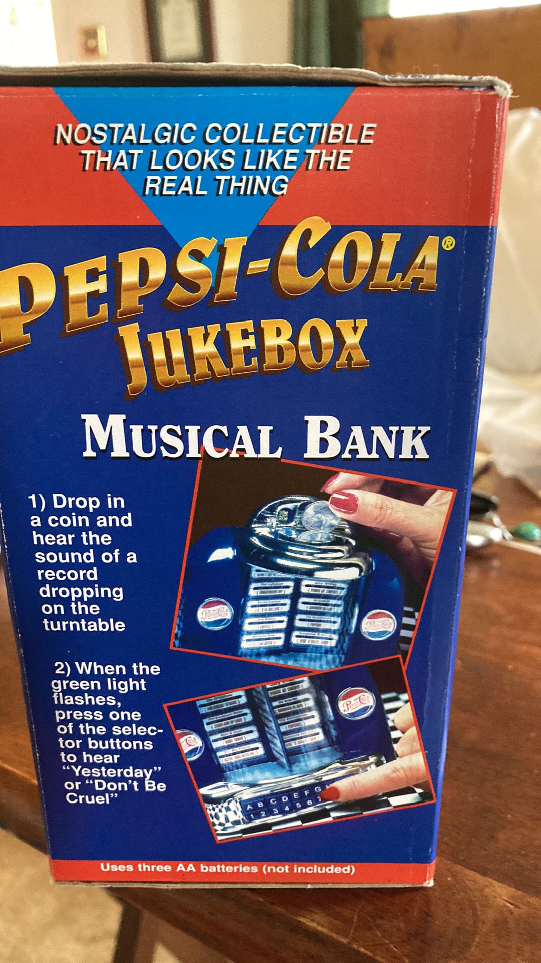 Pepsi Cola Jukebox Musical Bank
