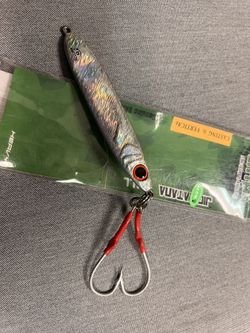 LITTMA 200g Slow Pitch Jigs - Butterfly Vertical Speed Lure, Flat Fall Saltwater Fishing Jigs, Sinking Lead Metal, Glow Artificial Baits for Jigging