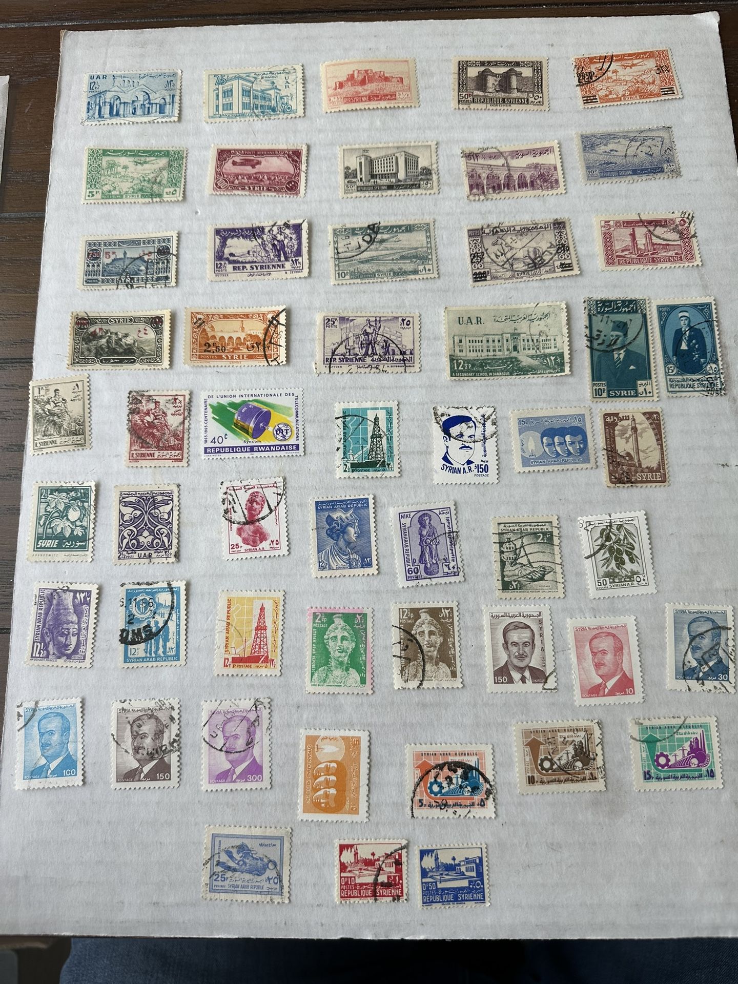 Syria Stamp Group Of 54 Used