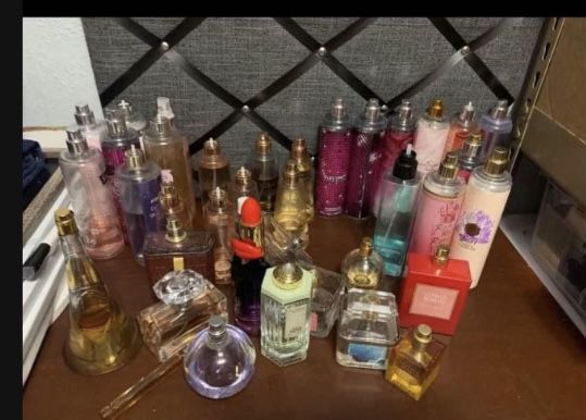 Lots of perfume! Some full/half full/1/4full