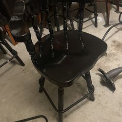 Real Wooden Bar Stools $20 A Pop Obo If You Buy All 8